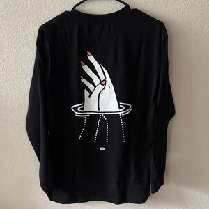 NeverMade long sleeve crew mens Medium